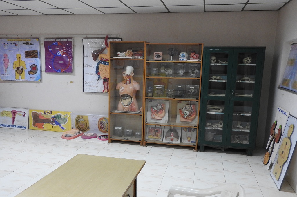 Anatomy lab at kle nursing college